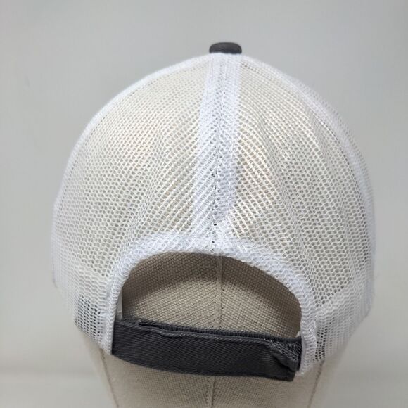 Copiah Bank Strapback Mesh Back Trucker Hat Gray One Size Platinum Series - Picture 5 of 7